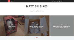 Desktop Screenshot of mattonbikes.com
